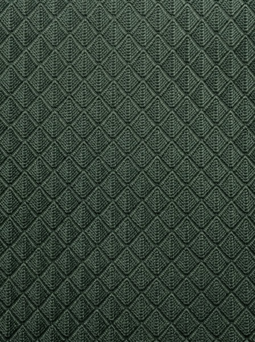 Dark Olive Green Embroidered Waiscoat