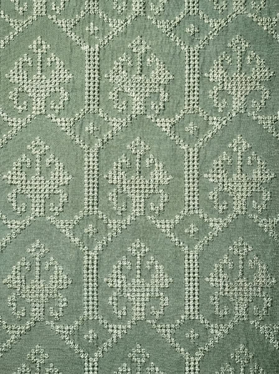 Sage Green Embroidered Waistcoat