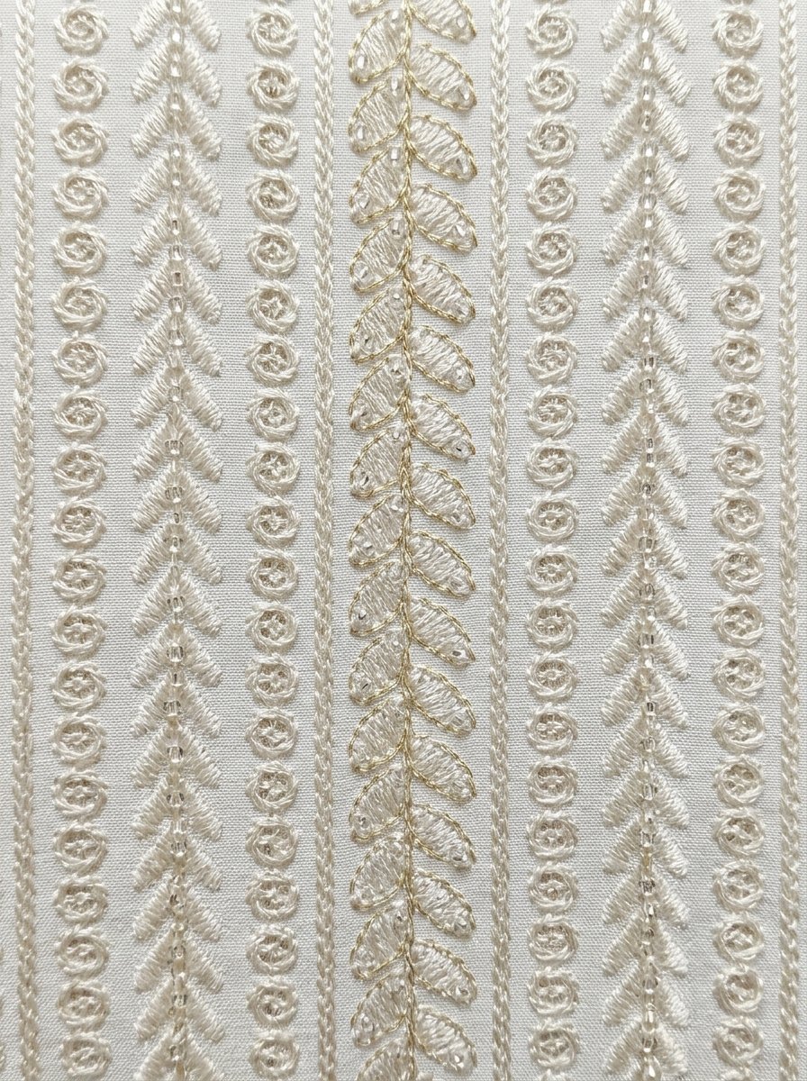 Royal Creem Embroidered Waistcoat