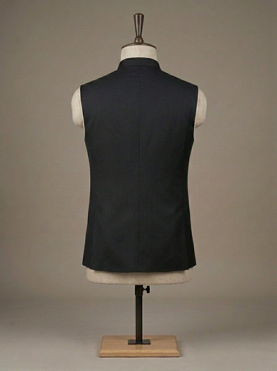 Royal Black Waistcoat