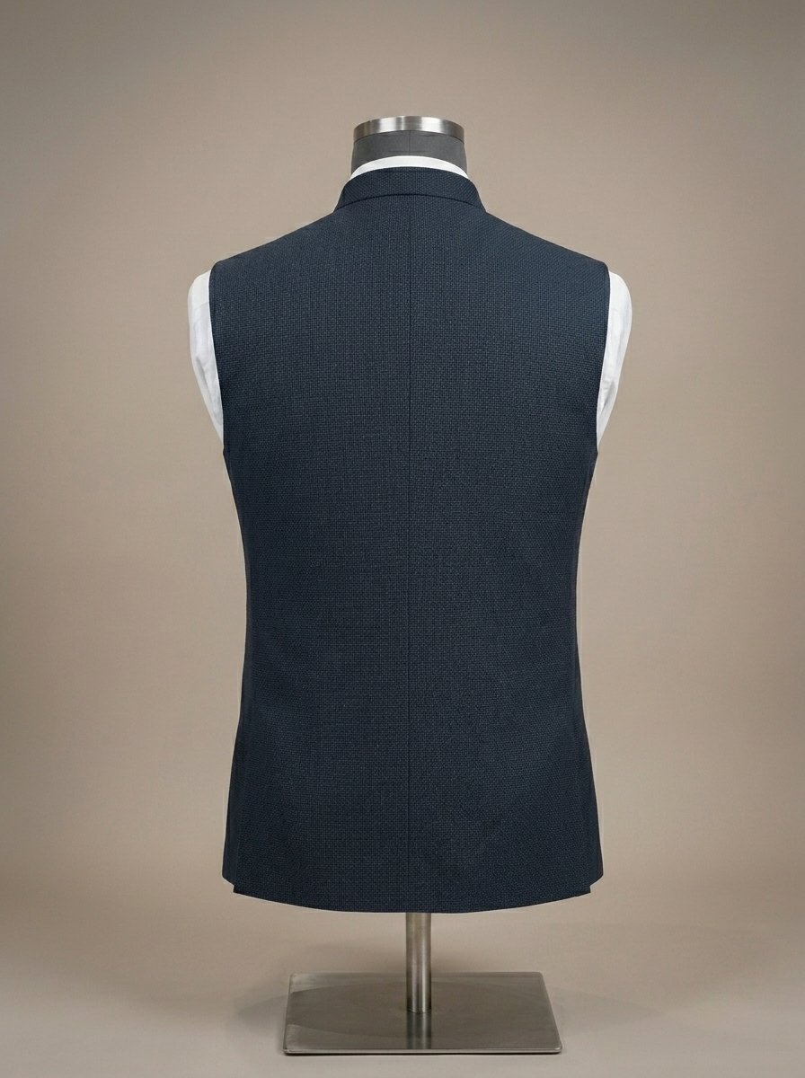 Premium Navy Bleu Waistcoat